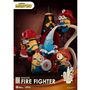 Voir la diapositive 2 : BEAST KINGDOM Minions D-Stage Minions pompiers 16 cm