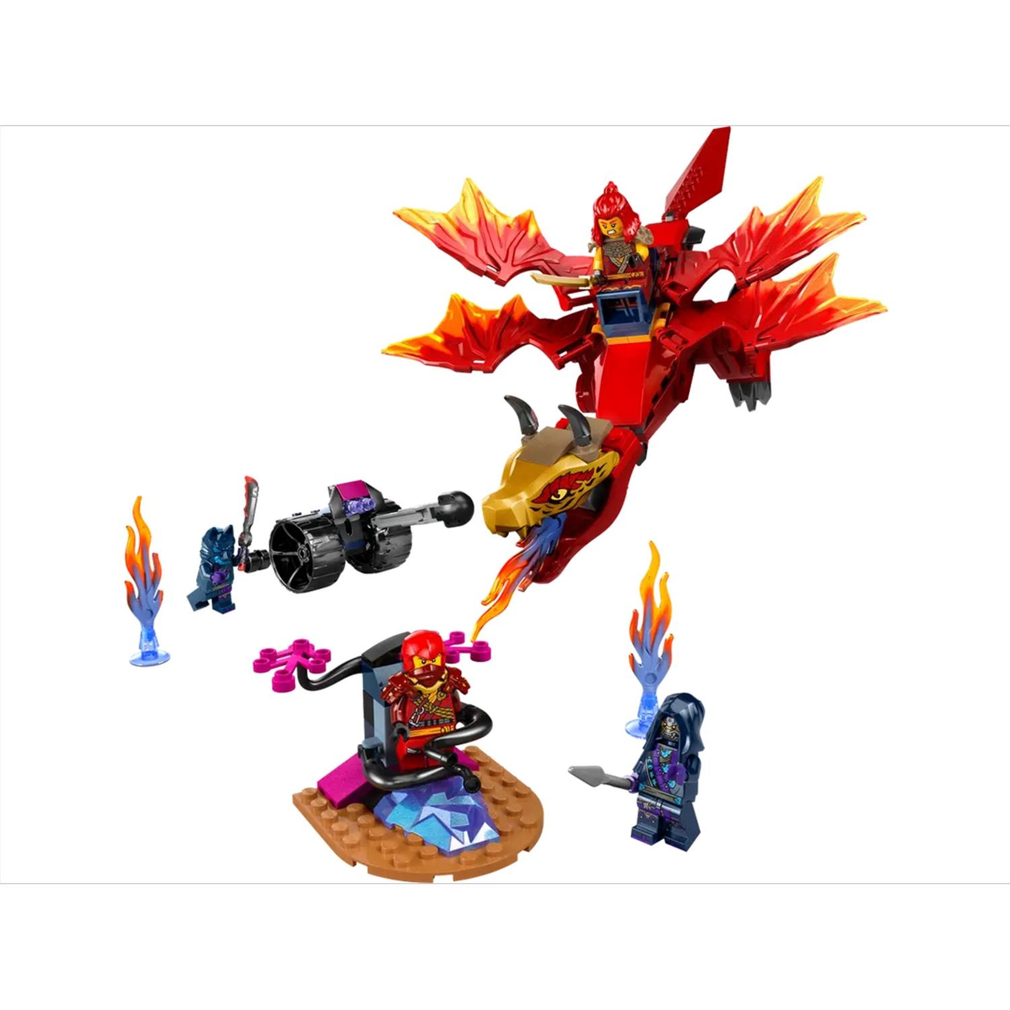 Voir la diapositive 2 : LEGO La bataille du dragon source de Kai