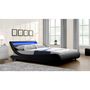 Voir la diapositive 2 : Habitat et Jardin Lit LED  Natacha  - 140 x 190 cm - Noir