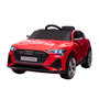 Voir la diapositive 1 : HOMCOM Voiture véhicule électrique enfant e-tron Sportback S line 12 V - V. max. 8 Km/h - effets sonores, lumineux - télécommande, port USB, MP3 - rouge
