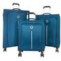 Voir la diapositive 1 : Delsey Lot 3 valises souples Caracas dont une valise cabine 55cm