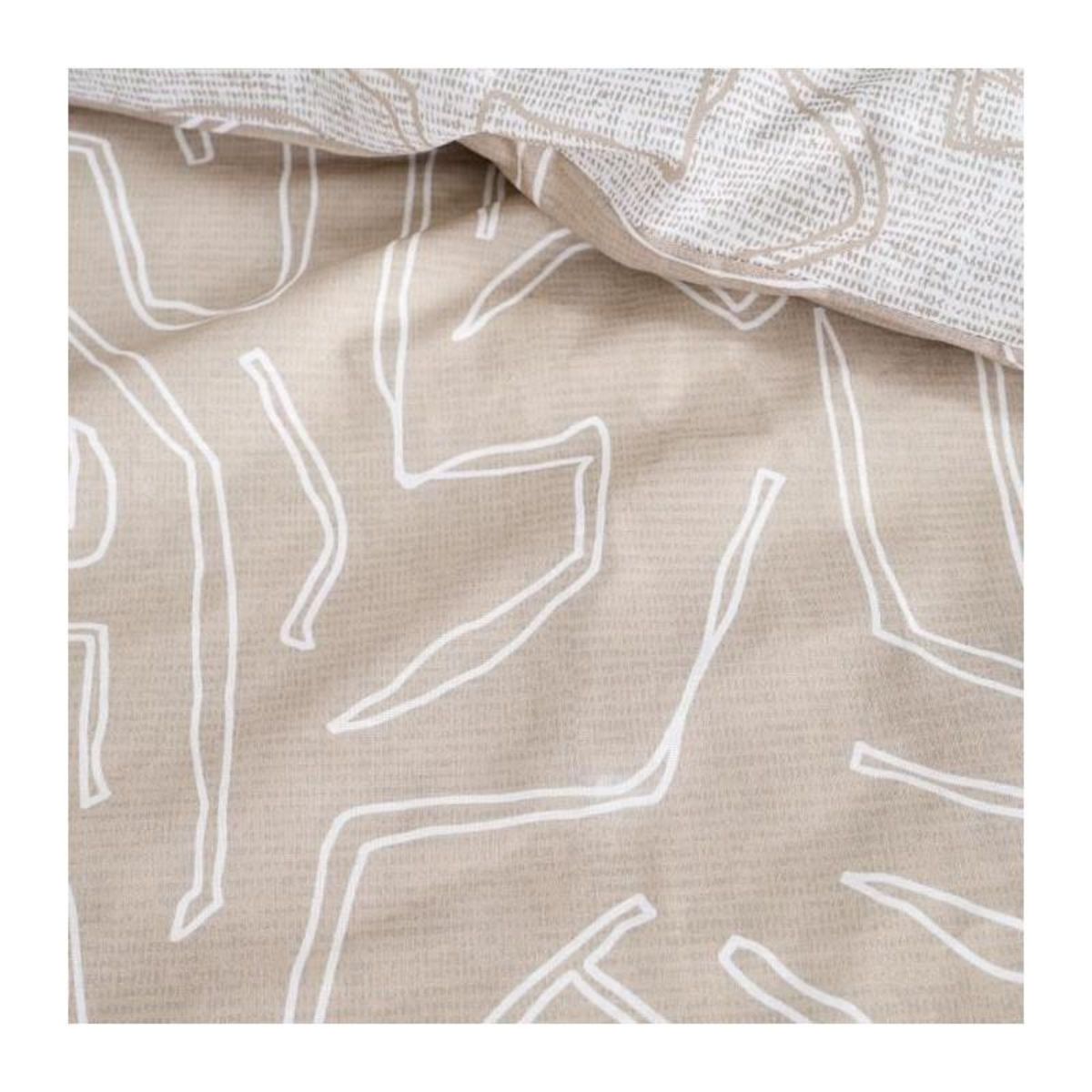 Today Parure de lit 2 personnes - TODAY - Sunshine 15.7 - 220 x 240 cm - 100% Coton imprimé