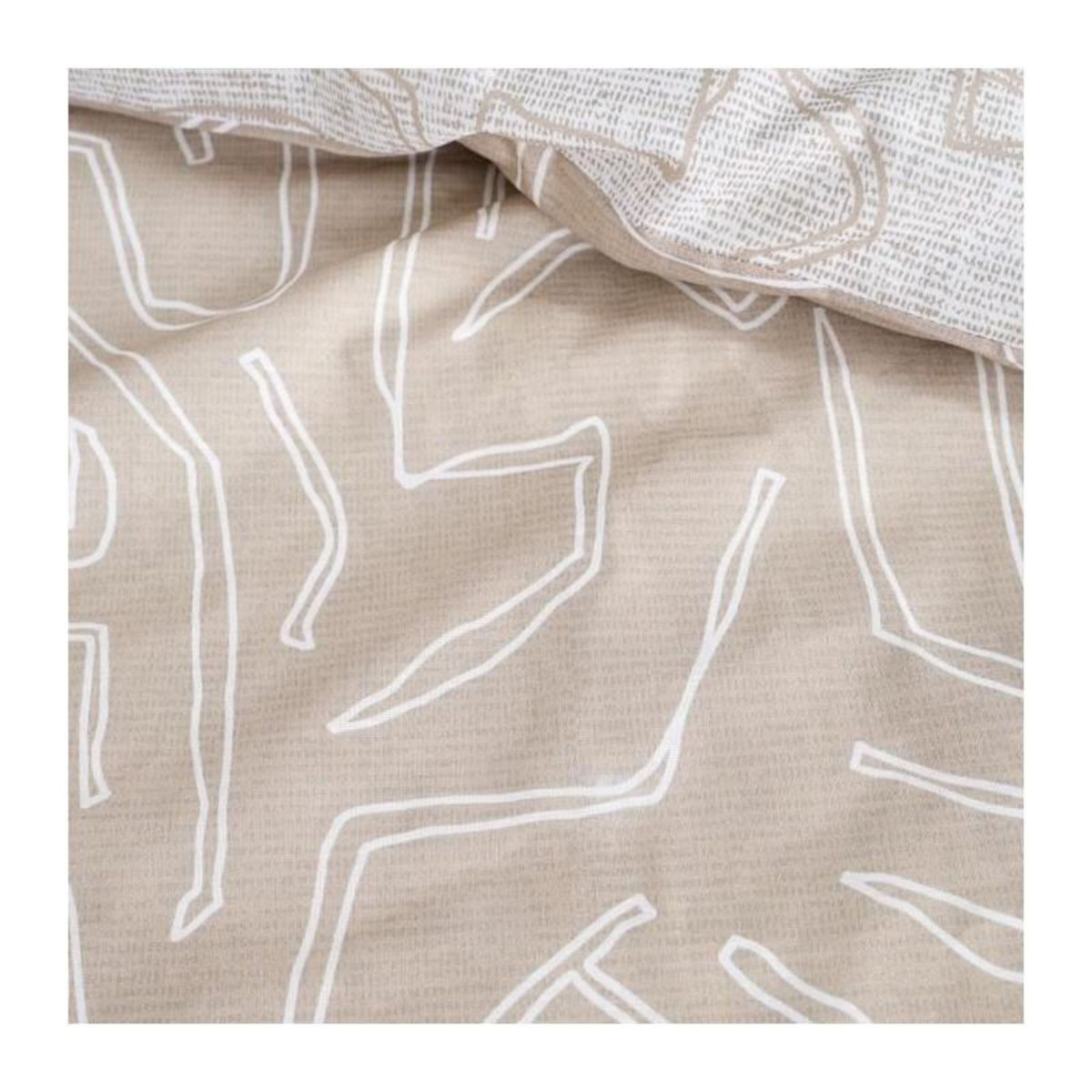 Today Parure de lit 2 personnes - TODAY - Sunshine 15.7 - 220 x 240 cm - 100% Coton imprimé