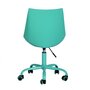 URBAN MEUBLE Chaise de bureau scandinave vert pivotant réglable hauteur d'assise 46-55cm
