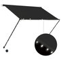 Voir la diapositive 2 : VIDAXL Auvent retractable avec LED 200x150 cm Anthracite
