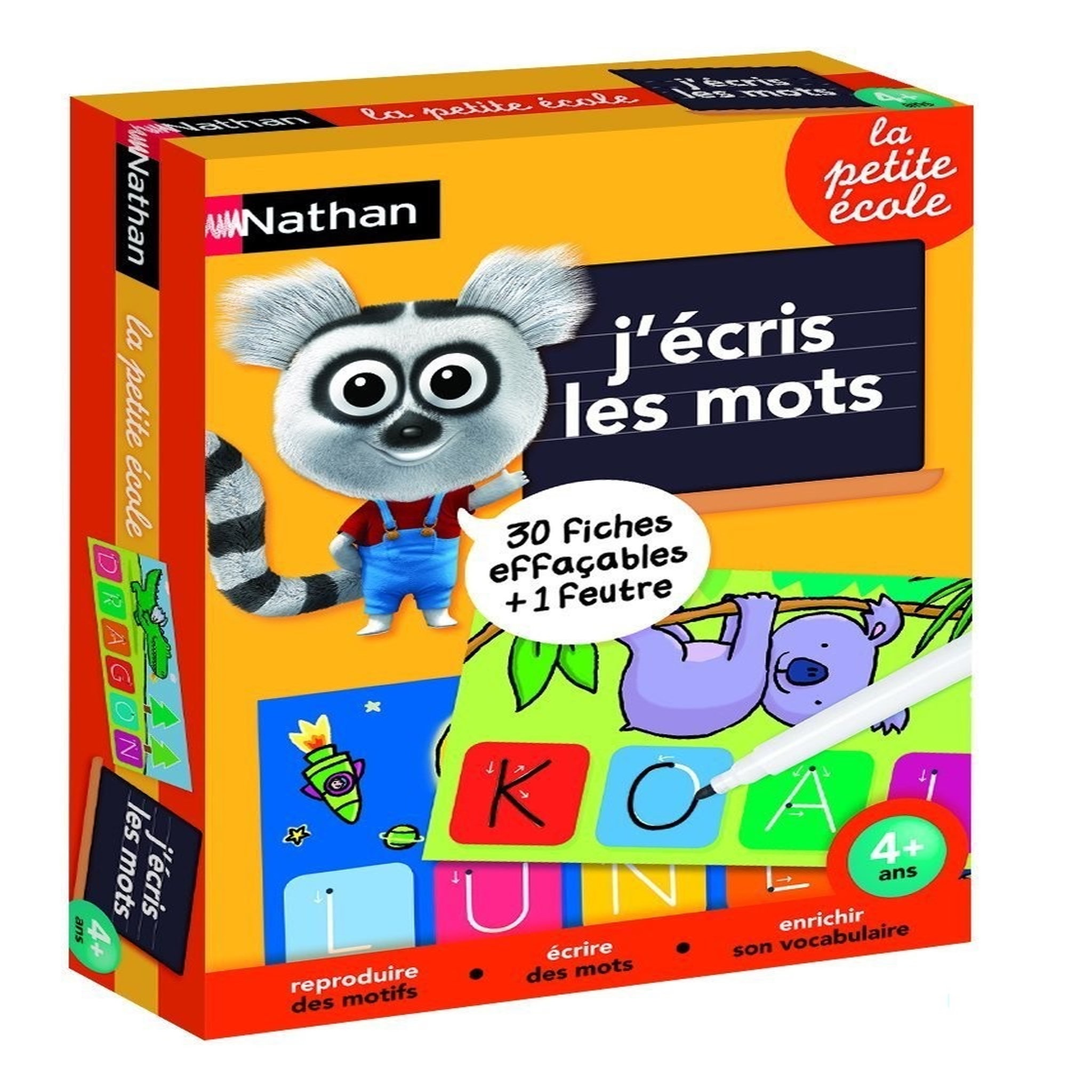 NATHAN J'écris les mots Jeu éducatif