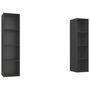 Voir la diapositive 2 : VIDAXL Meubles TV muraux 2 pcs Gris Bois d'ingenierie