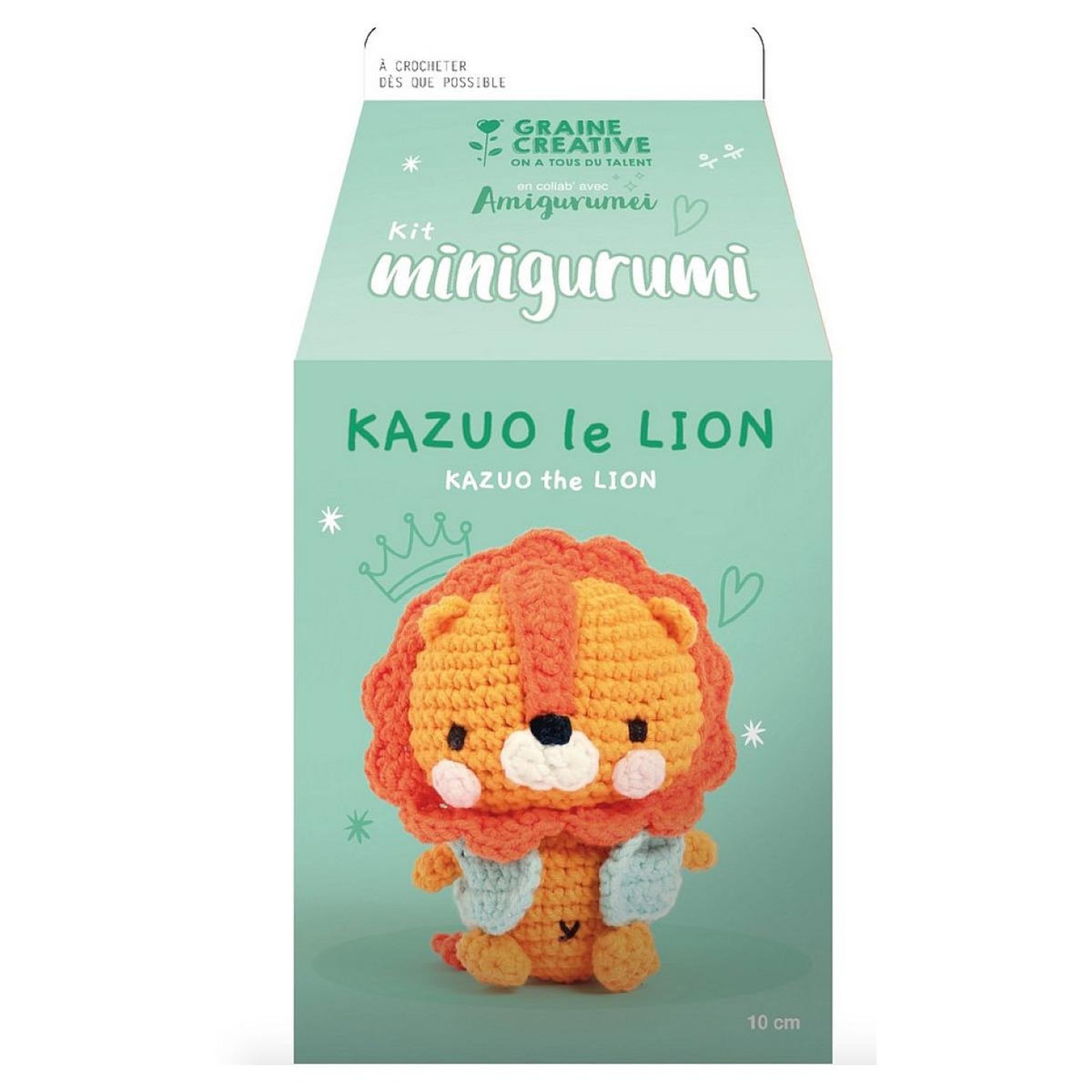 Graine créative Kit Amigurumi Kazuo le Lion