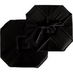 Paris Prix Galette de Chaise Uni  Basic  40x40cm Noir