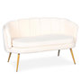 Voir la diapositive 1 : Paris Prix Canapé 2 Places en Bouclette  Dabren  138cm Beige