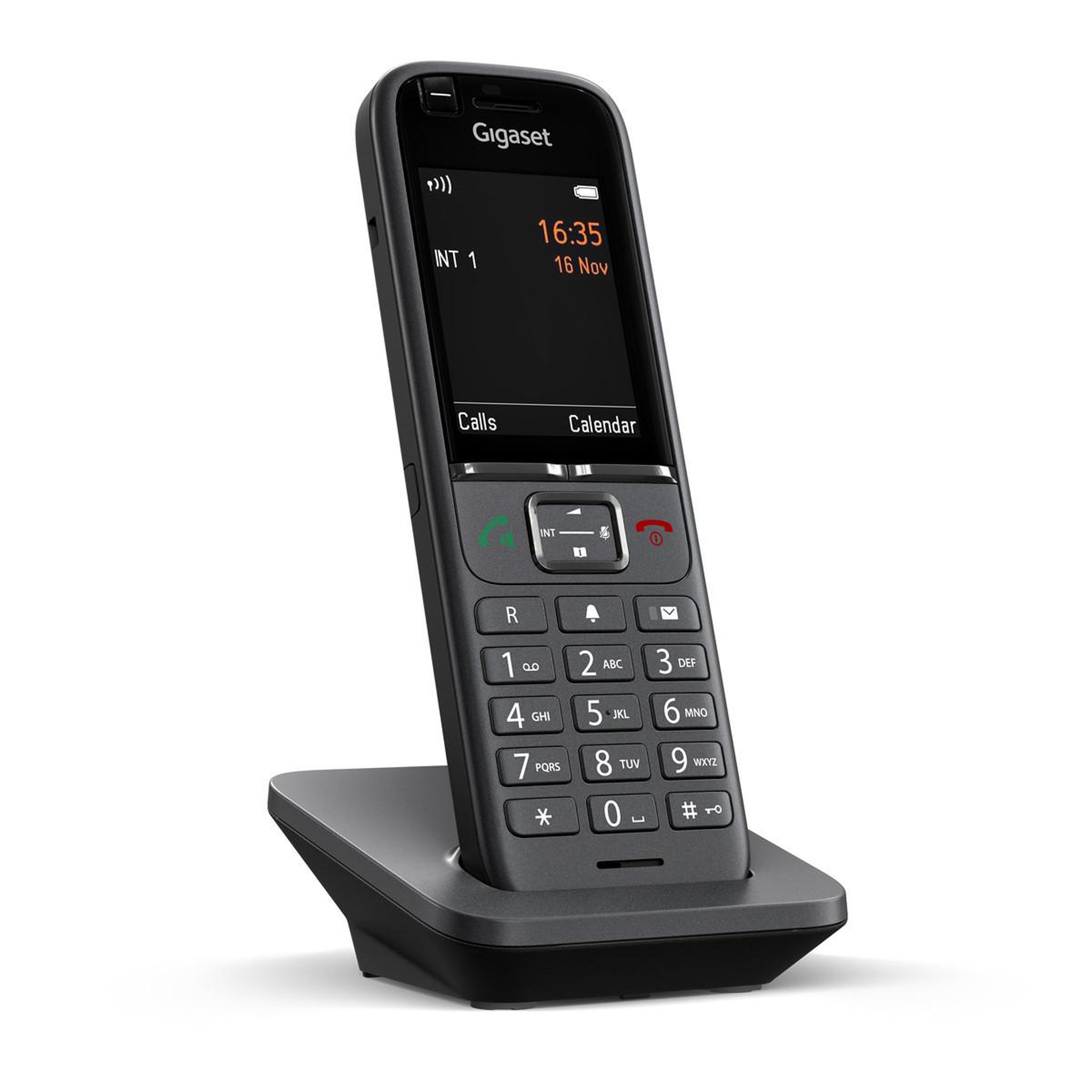 Voir la diapositive 2 : GIGASET Téléphone DECT Gigaset S700H PRO avec identification de l'appelant Anthracite