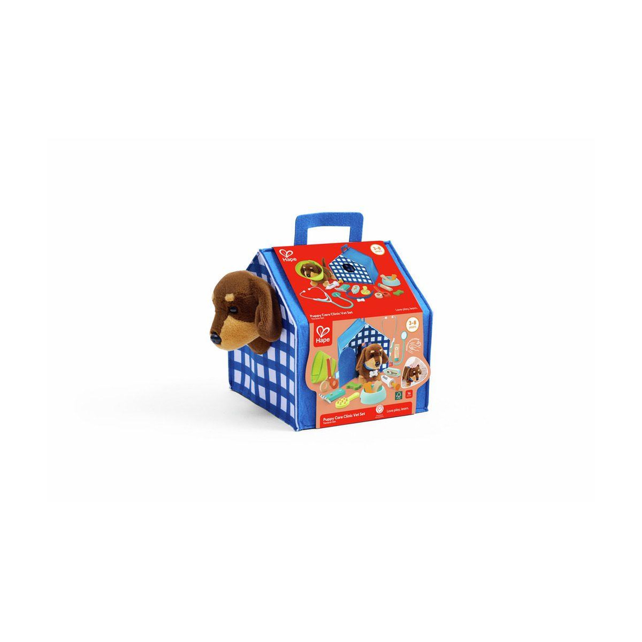 Voir la diapositive 2 : Hape Valisette - Kit du petit veterinaire