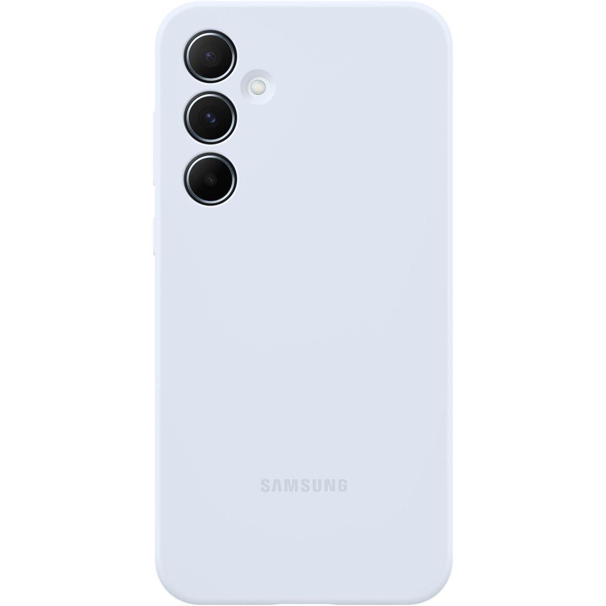 Samsung Coque Samsung A55 5G silicone Bleu Polaire
