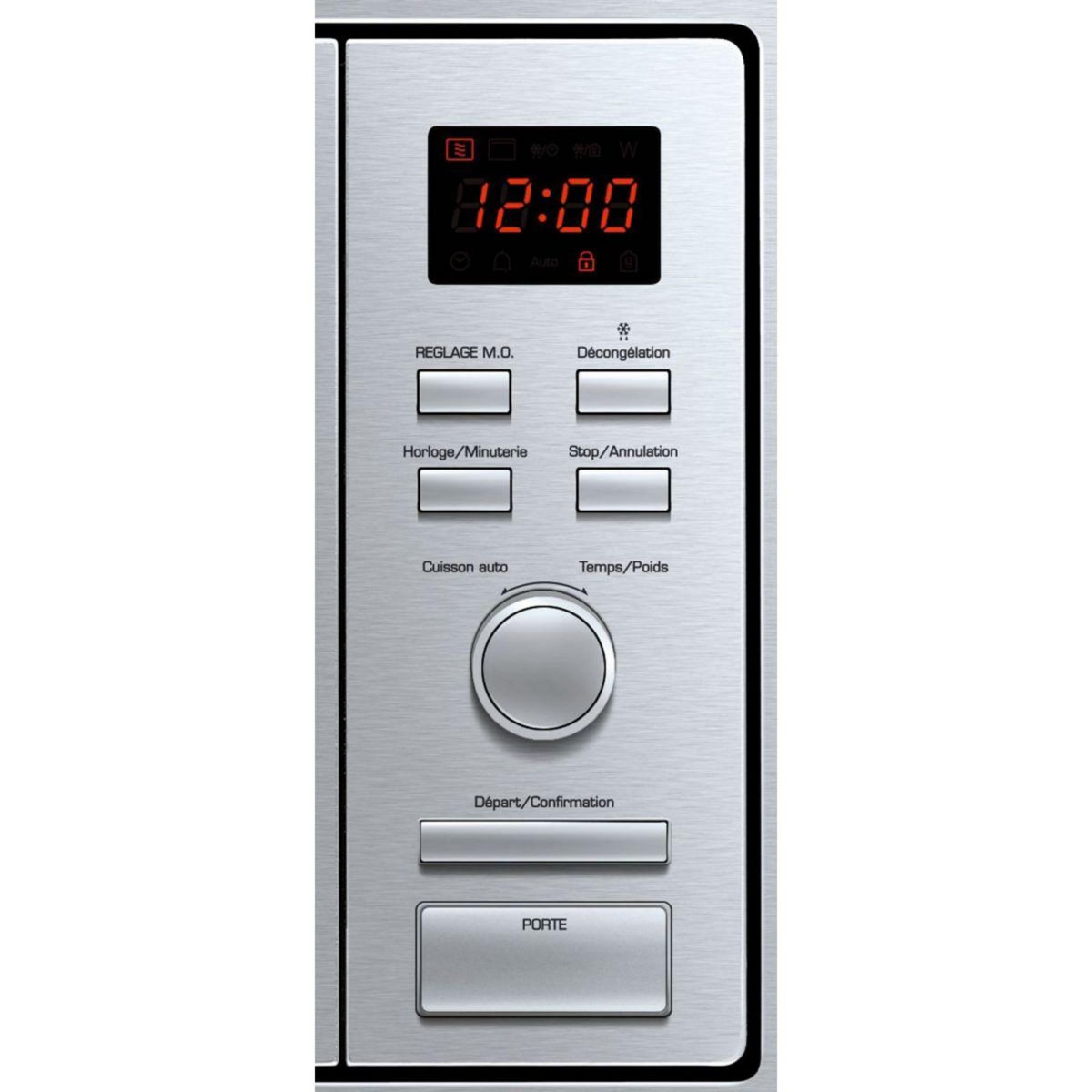 Sauter Micro-ondes encastrable 20l 800w inox - sms4320x