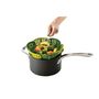 Voir la diapositive 2 : Joseph Joseph Accessoire de cuisine Joseph Joseph Bloom Panier vapeur pliable et anti rayures vert