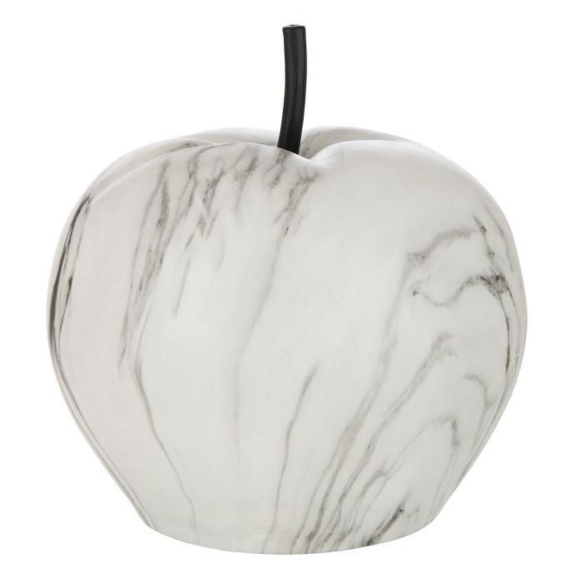 Paris Prix Pomme Déco  Effet Marbre  27cm Blanc
