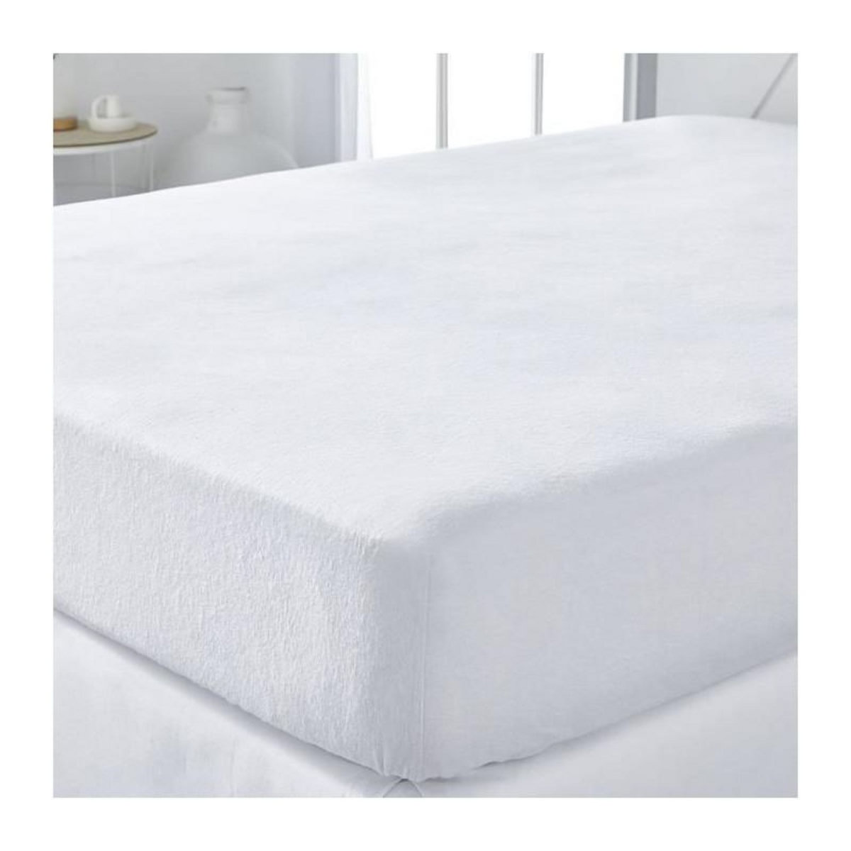 Today Protege matelas absorbant - TODAY - Essential - Pour lit 2 personnes - 160 x 200 cm a bouillir