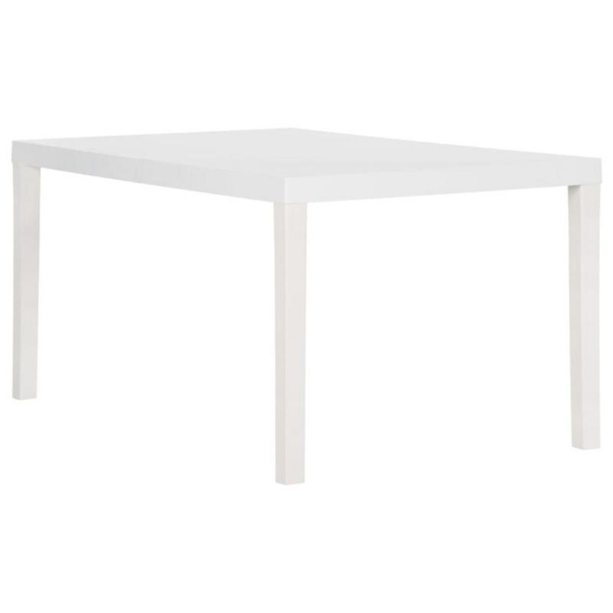 VIDAXL Table de jardin 150x90x72 cm PP Blanc