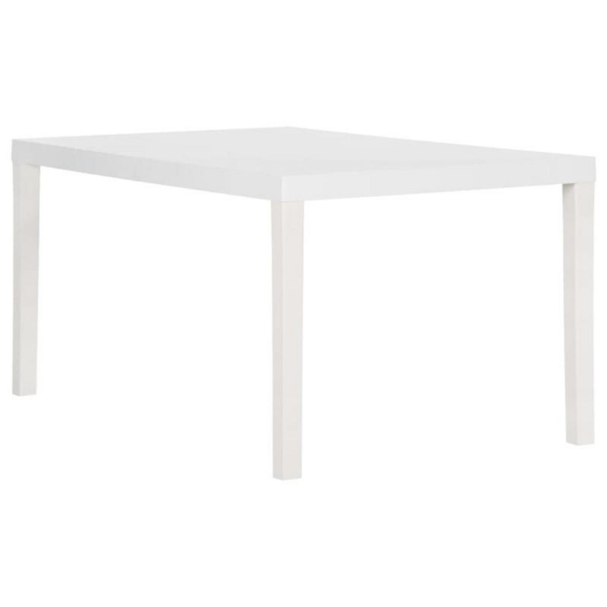 VIDAXL Table de jardin 150x90x72 cm PP Blanc