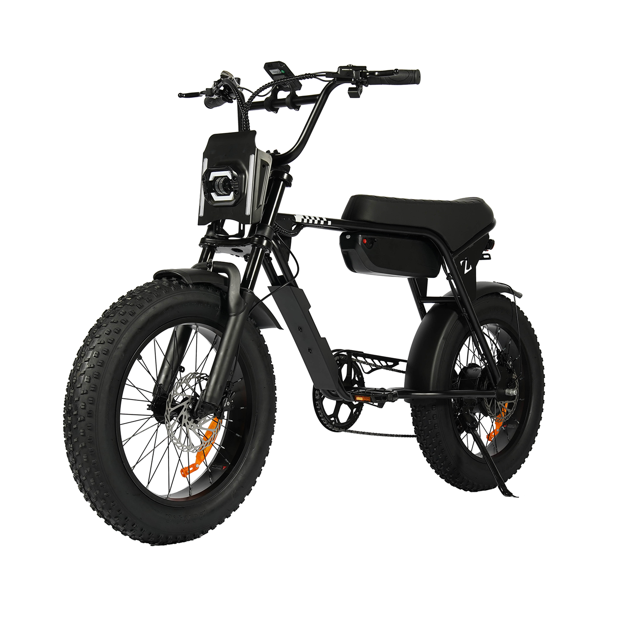 Voir la diapositive 2 : ZUMI Vélo électrique fat bike zumi z7, 250w 48v 13,5ah, noir