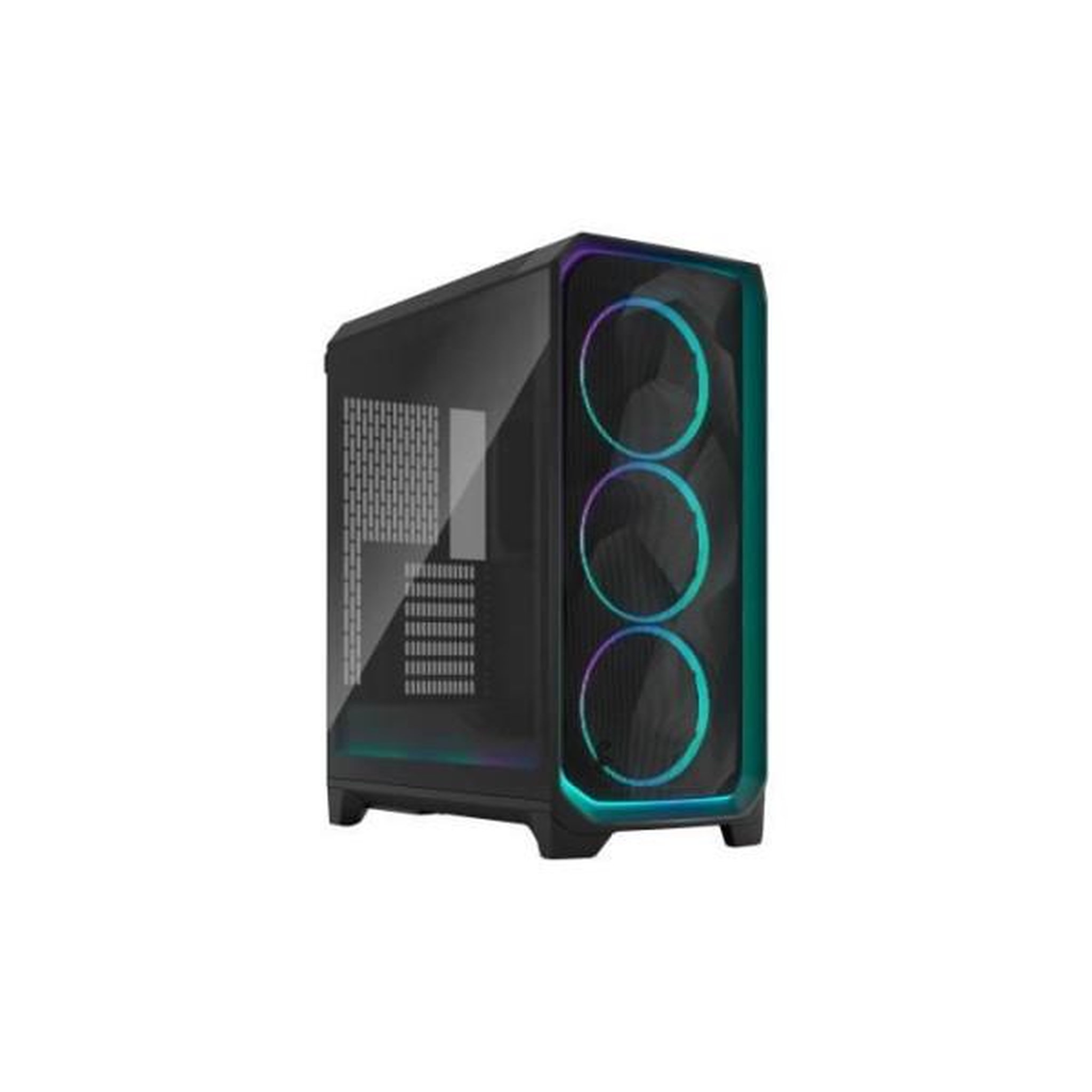 Fractal Design Boîtier PC - FRACTAL DESIGN - Meshify 3 Ambience Pro RGB - E-ATX (277 mm) - 3 ventilateurs - USB Type C de 20 Gbps - Noir
