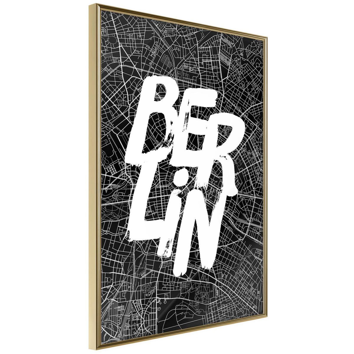 Paris Prix Affiche Murale Encadrée  Negative Berlin