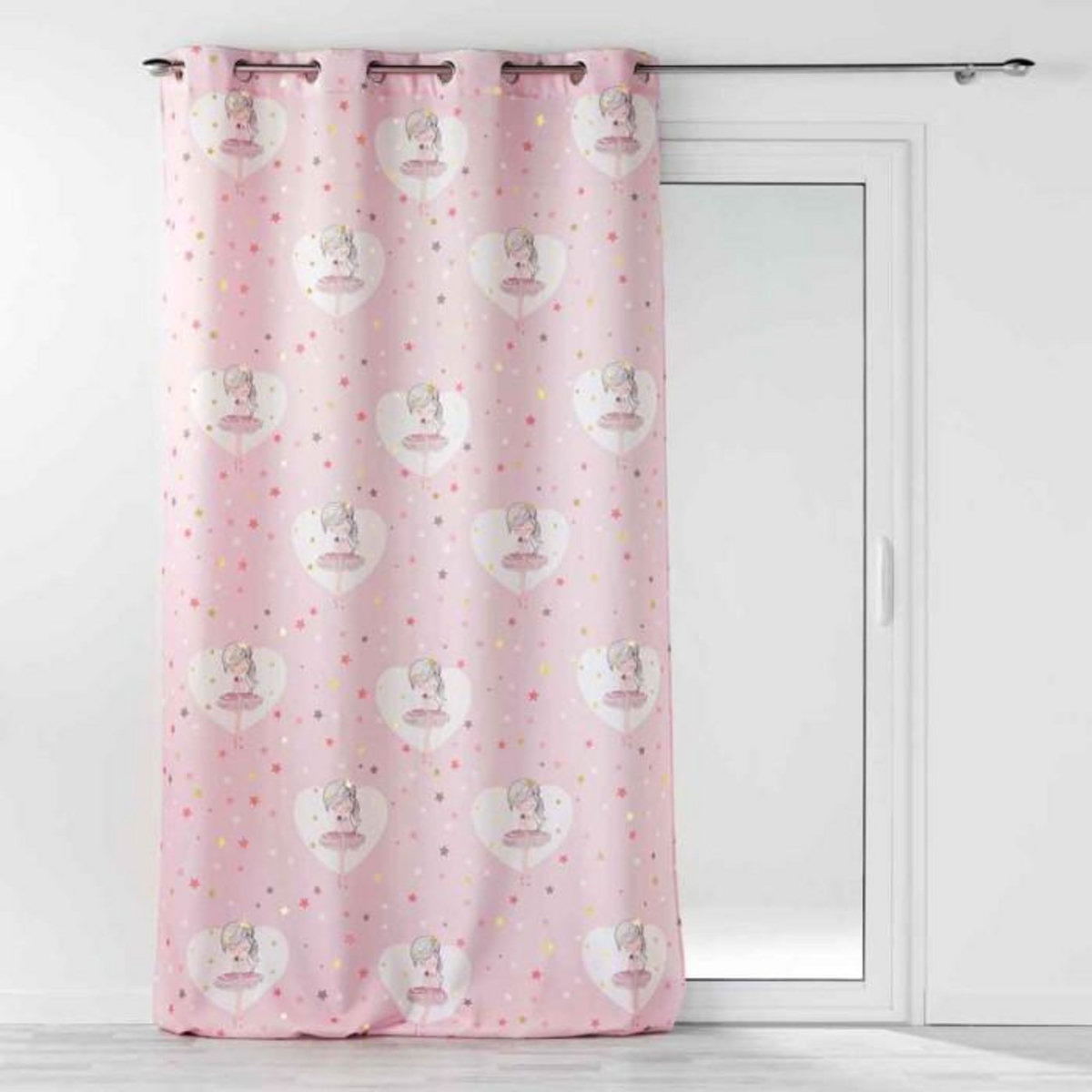 Paris Prix Rideau Enfant  Petite Étoile  140x260cm Rose