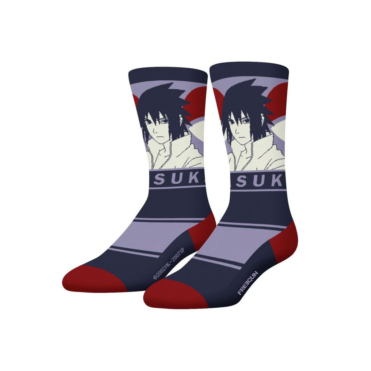 FREEGUN Lot de 4 paires de chaussettes Homme Naruto Shippuden