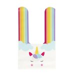 Paris Prix Lot de 10 Sacs à Bonbon  Licorne  22cm Multicolore