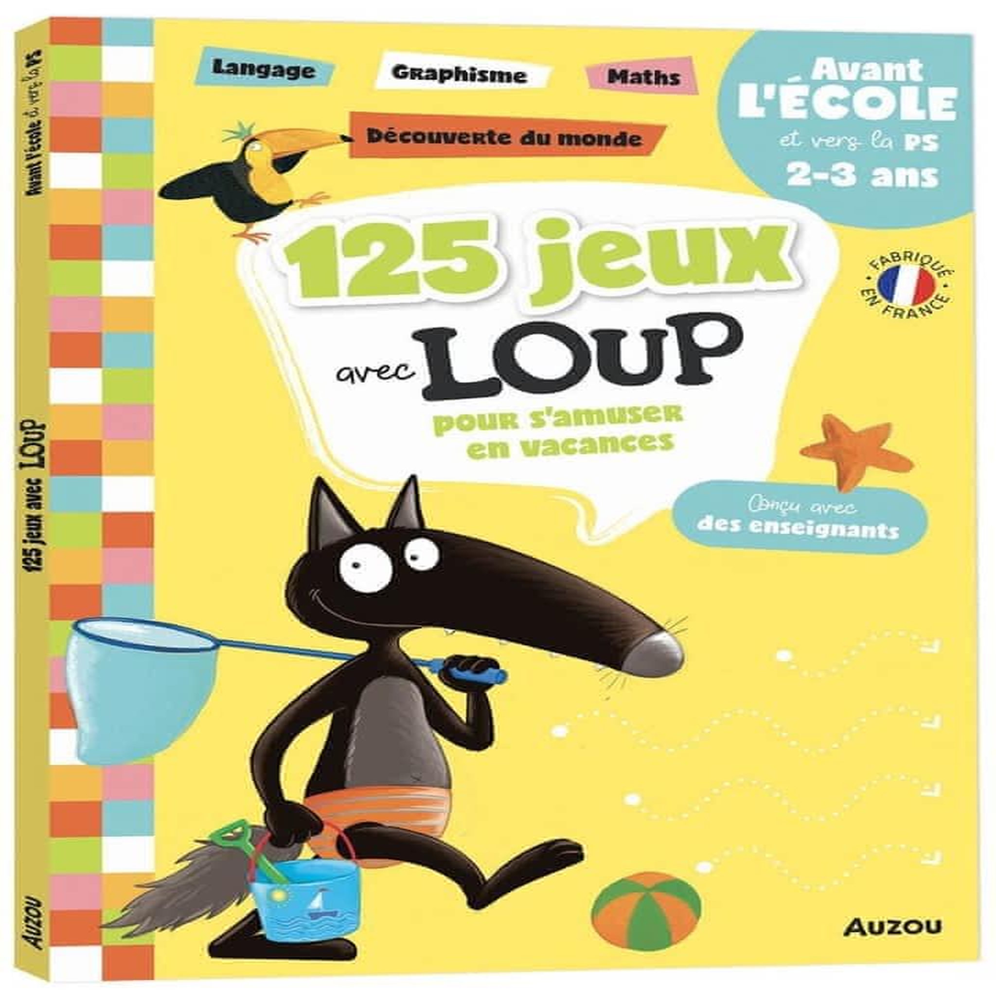 125 JEUX AVEC LOUP POUR S'AMUSER EN VACANCES, Lallemand Orianne