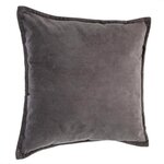 ATMOSPHERA Coussin Déhoussable  Lilou  45x45cm Gris Foncé