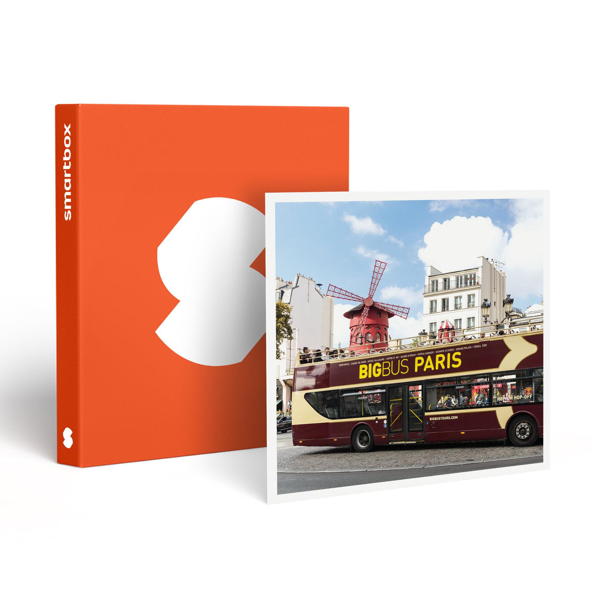Smartbox Journée touristique à paris en bus hop on, hop off à impériale - coffret cadeau sport & aventure