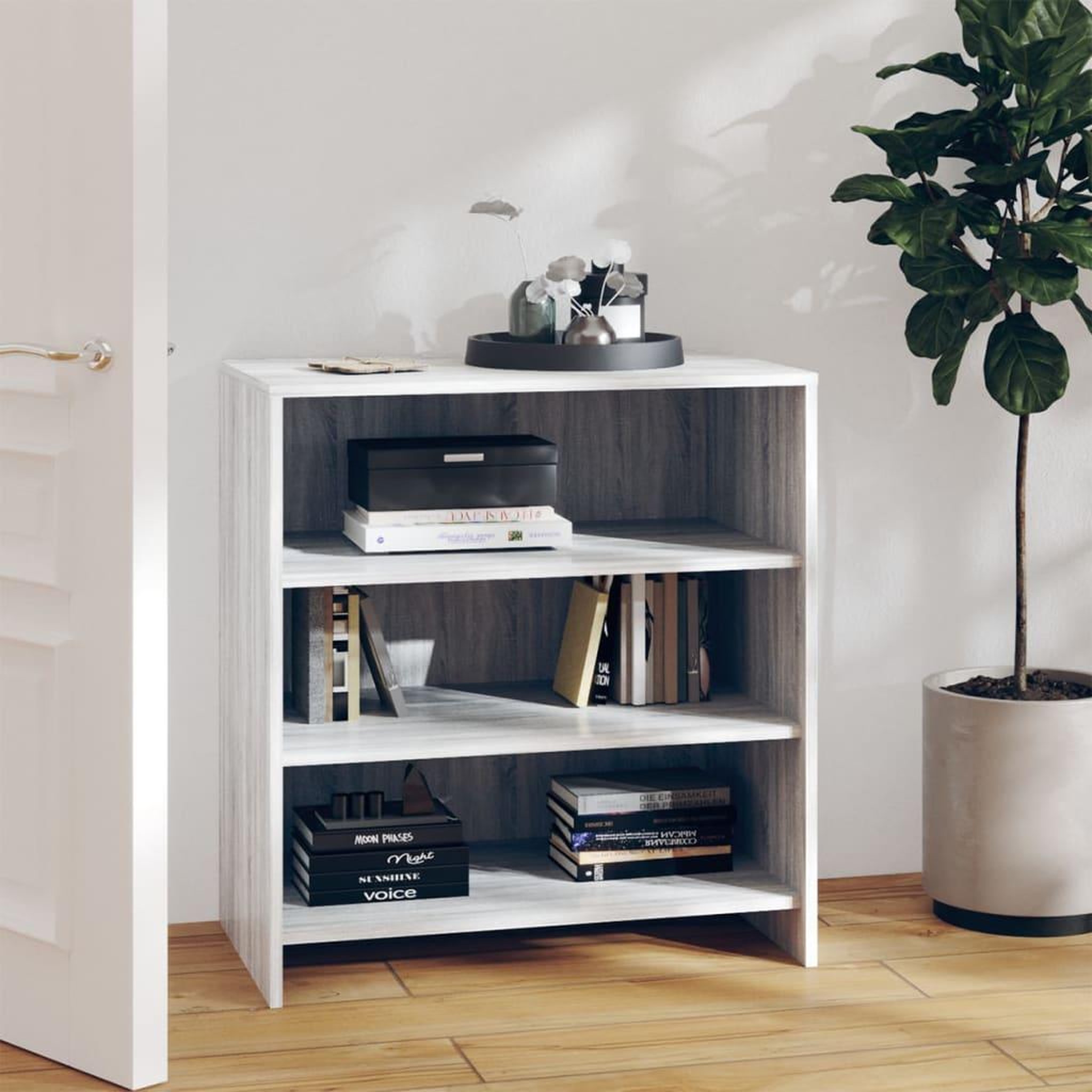 Voir la diapositive 1 : VIDAXL Buffet Sonoma gris 70x40,5x75 cm Bois d'ingenierie