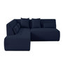 Voir la diapositive 1 : LISA DESIGN Onyx - canapé modulable d'angle gauche - 5 places - en tissu mailles 3d