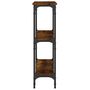 Voir la diapositive 5 : VIDAXL Table console chene fume 100x22,5x75 cm bois d'ingenierie