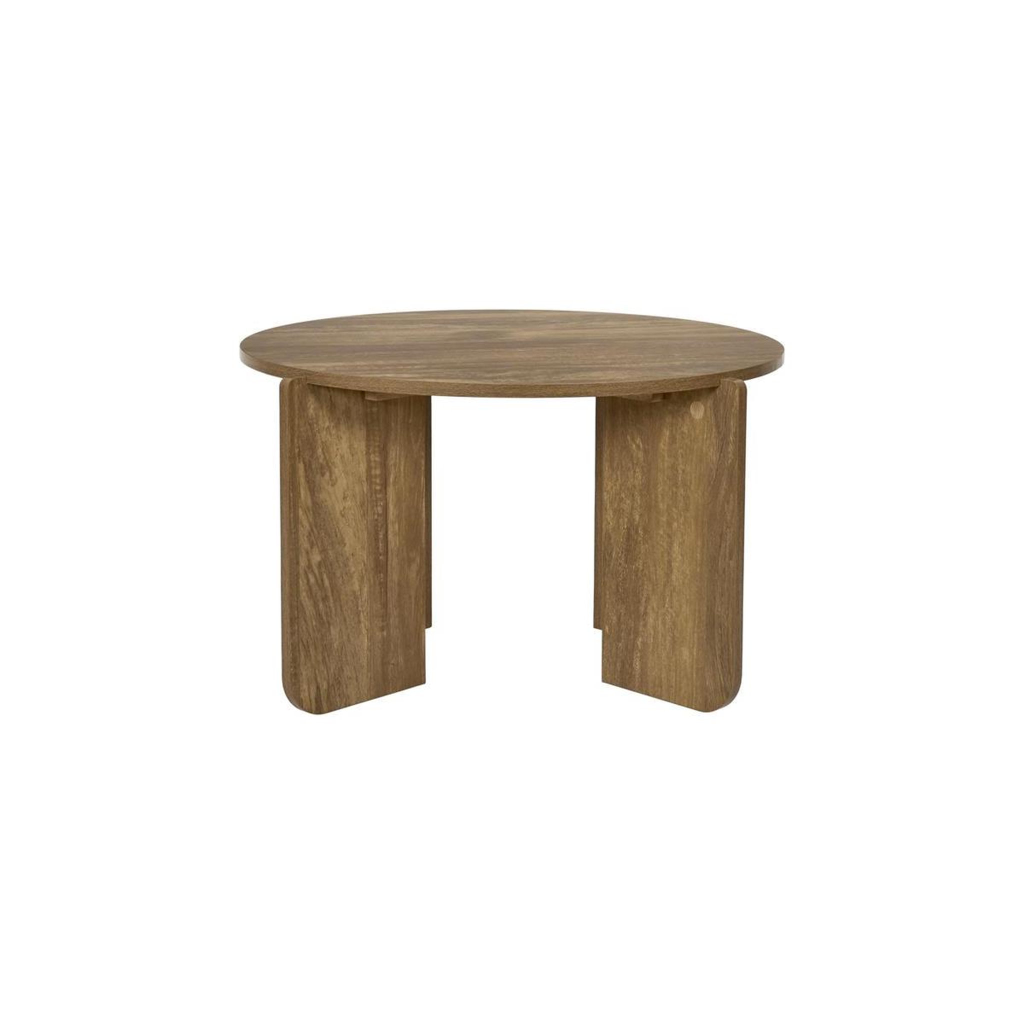 Voir la diapositive 2 : The Home Deco Factory Table basse ronde  heritage  70cm marron