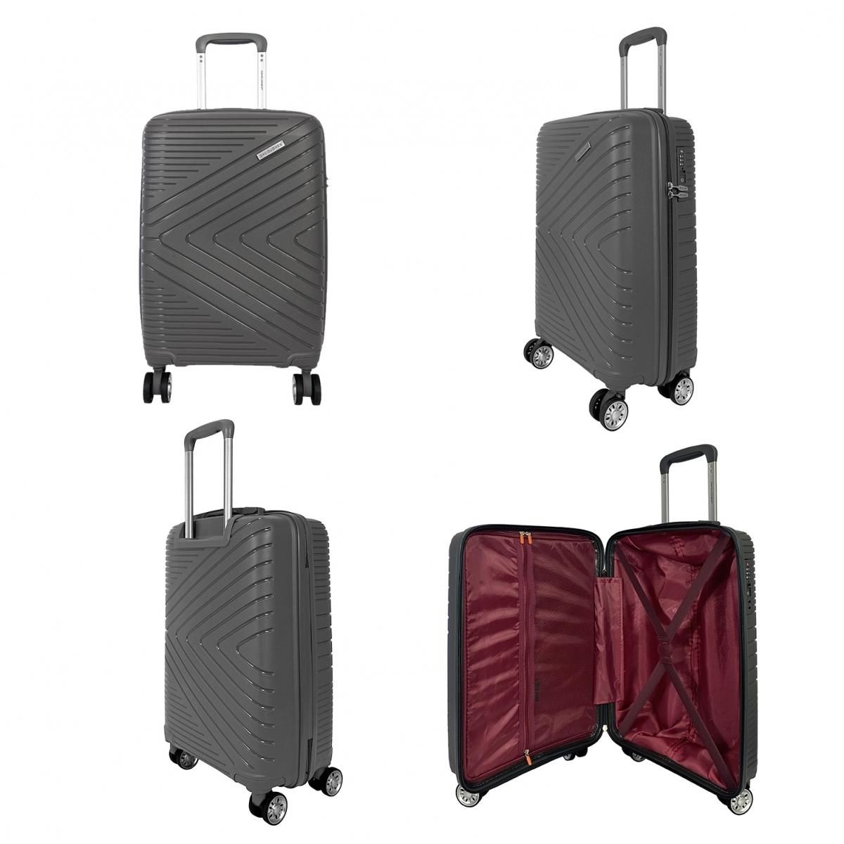 David Jones Lot 3 valises rigides dont 1 valise cabine TSA
