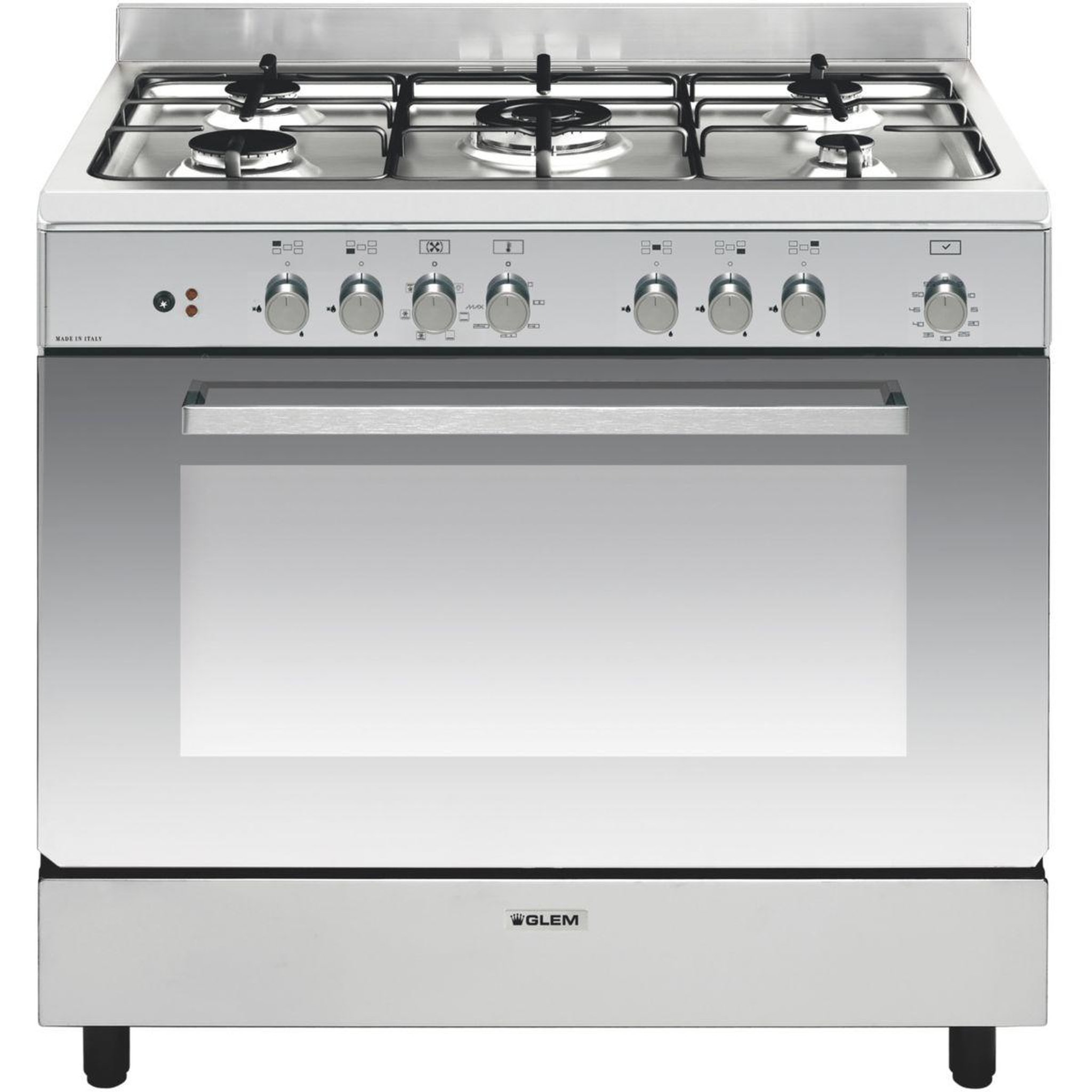 Voir la diapositive 5 : Glem Piano de cuisson gaz ge960cbix2
