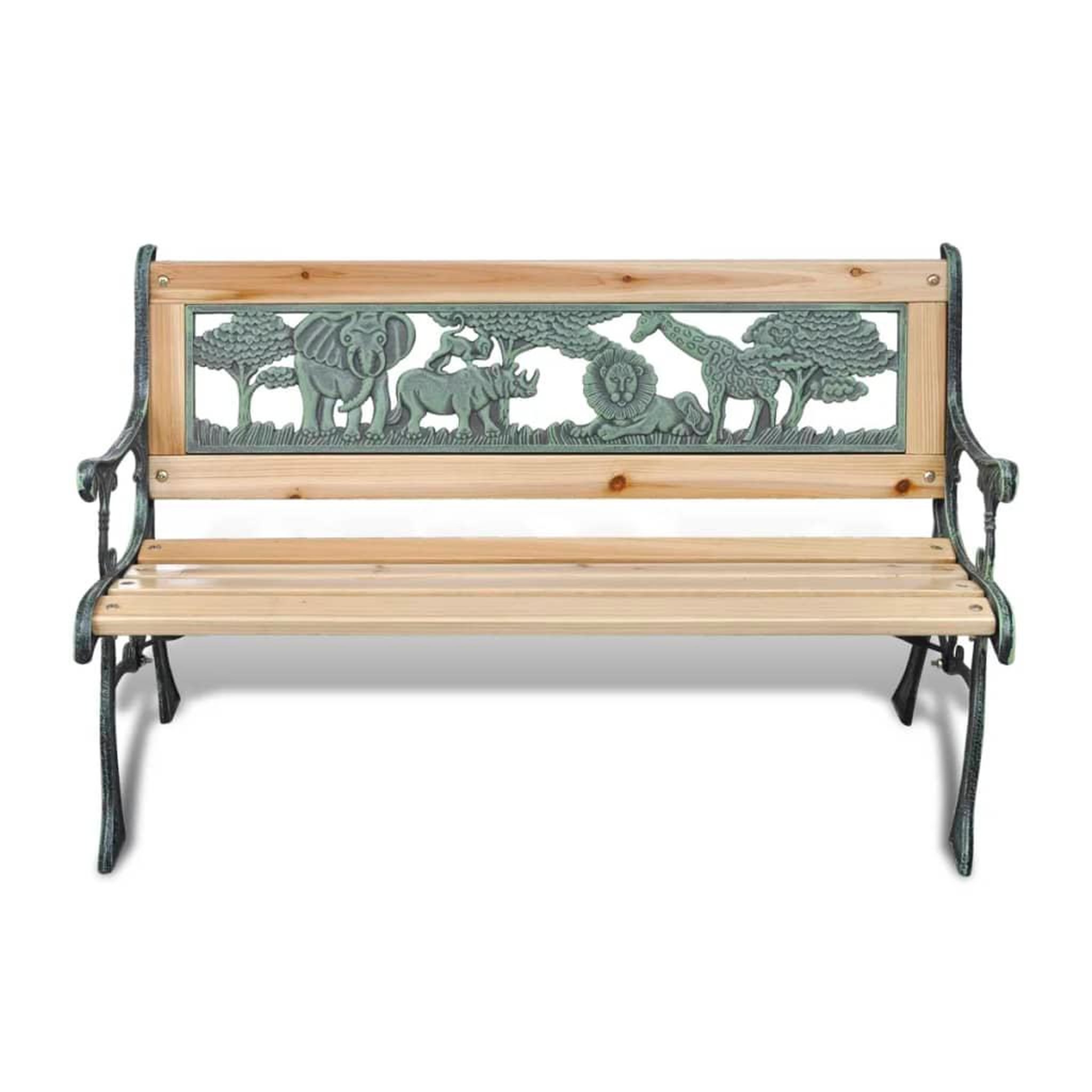 Voir la diapositive 2 : VIDAXL Banc de jardin pour enfants 84 cm bois