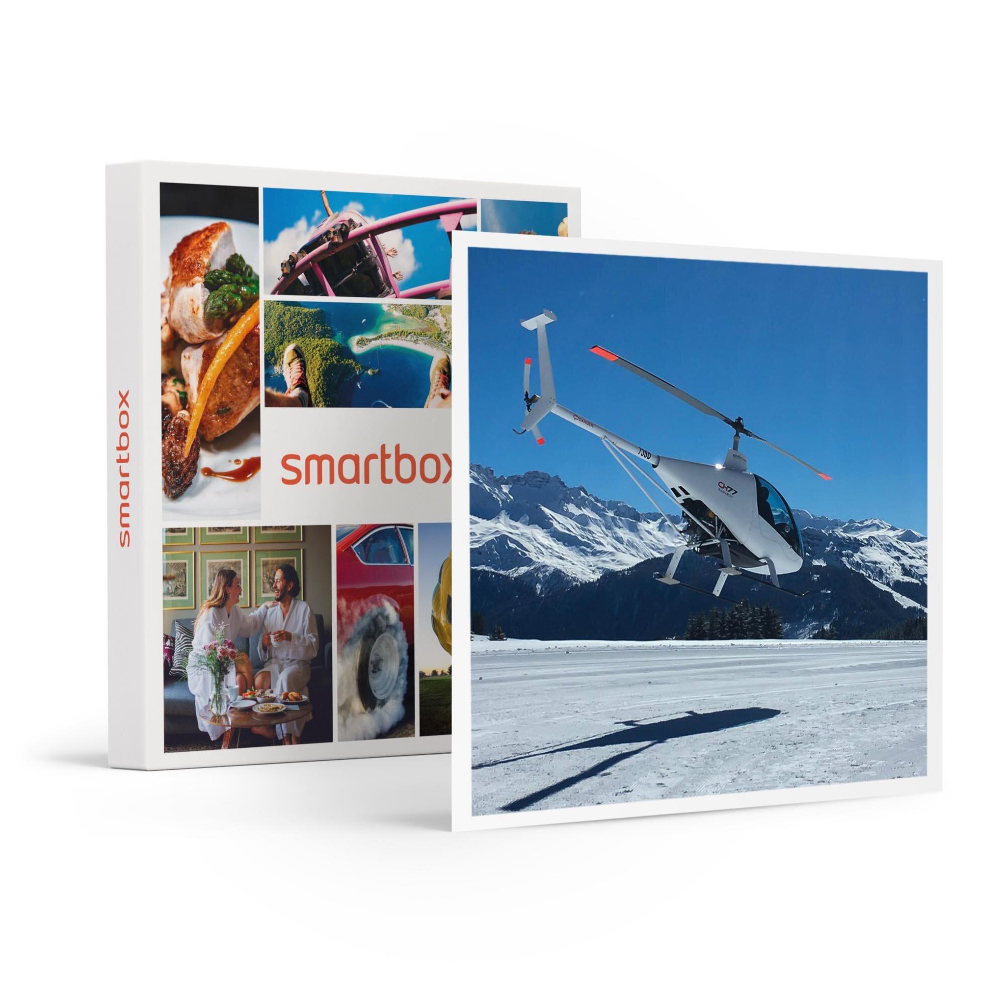 Voir la diapositive 1 : Smartbox Vol en hélicoptère de 30 min au-dessus des Saisies - Coffret Cadeau Sport & Aventure