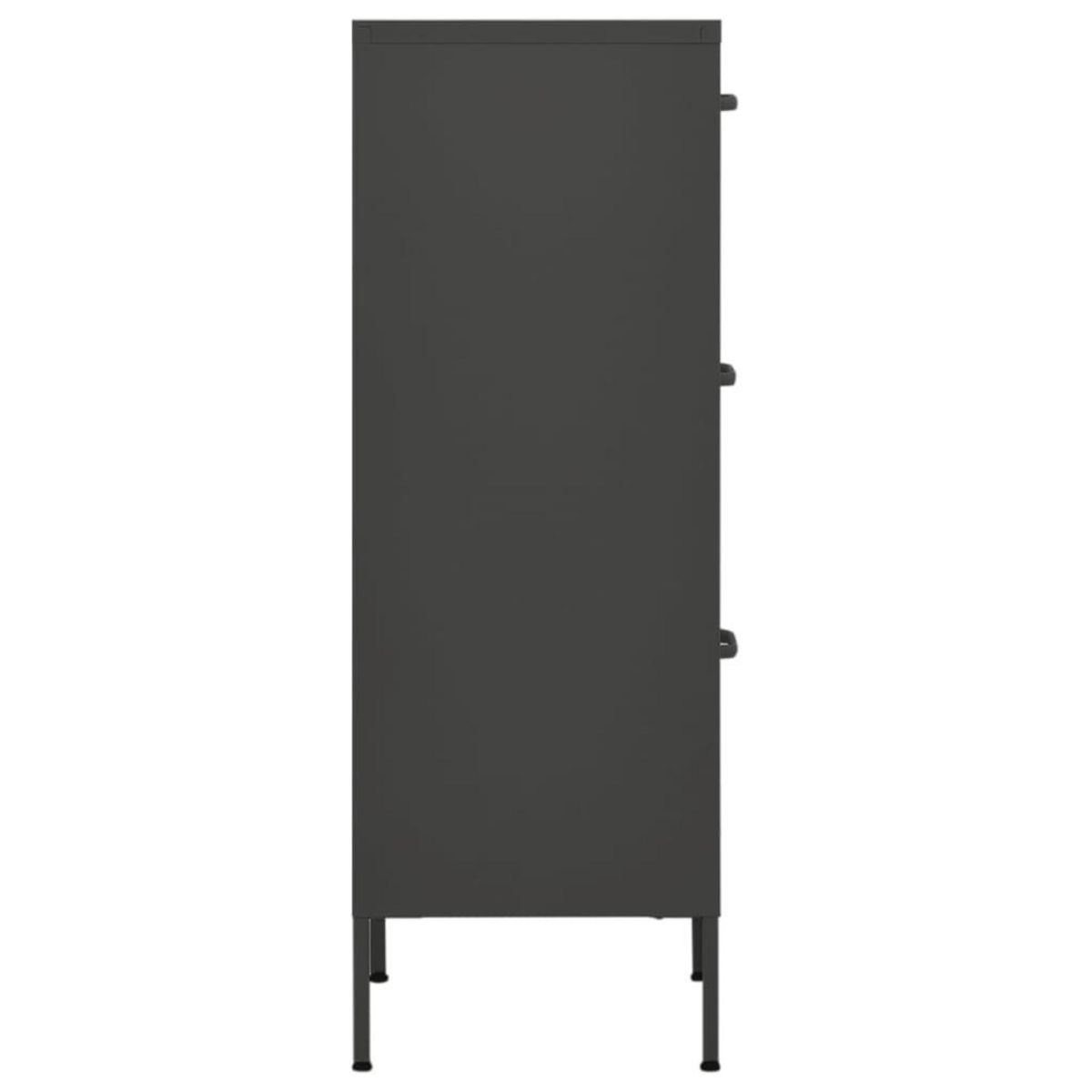 VIDAXL Armoire de rangement Anthracite 42,5x35x101,5 cm Acier