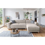 Voir la diapositive 2 : BEST MOBILIER Bella - canapé d'angle réversible convertible - avec coffre - 4 places - tissu