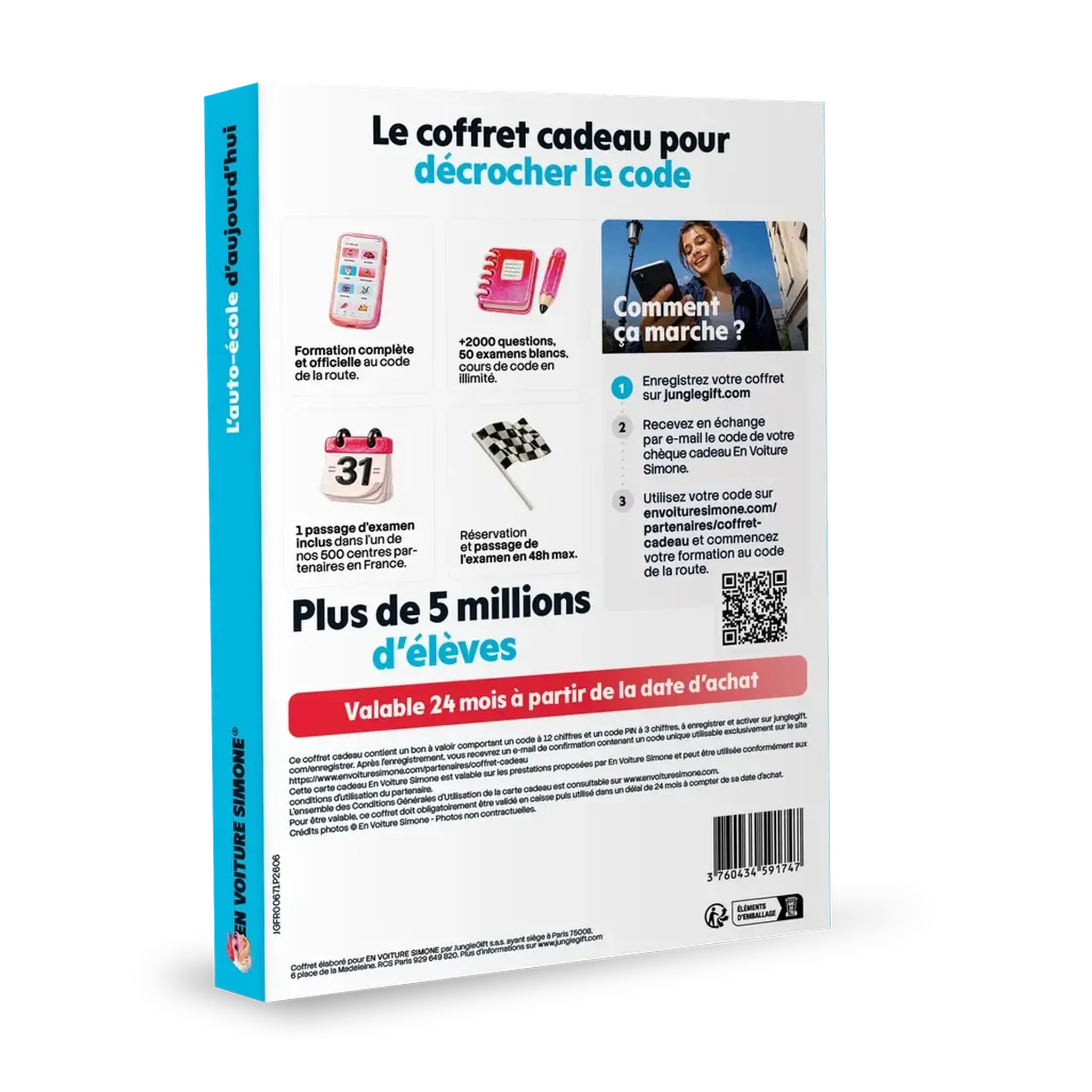 Voir la diapositive 2 : EN VOITURE SIMONE Coffret cadeau en voiture simone - code de la route