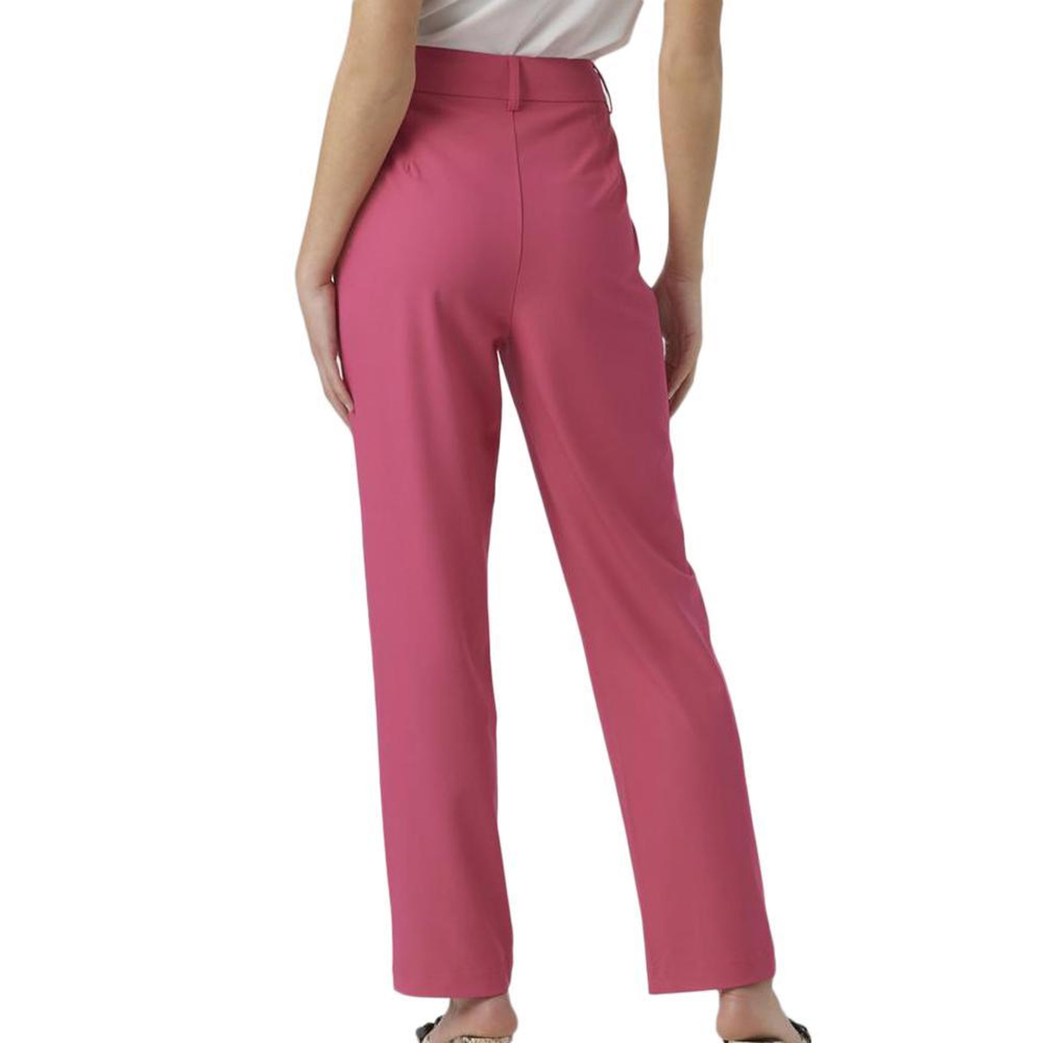 Voir la diapositive 2 : Vero Moda Pantalon fluide Rose Femme Vero Moda Elda