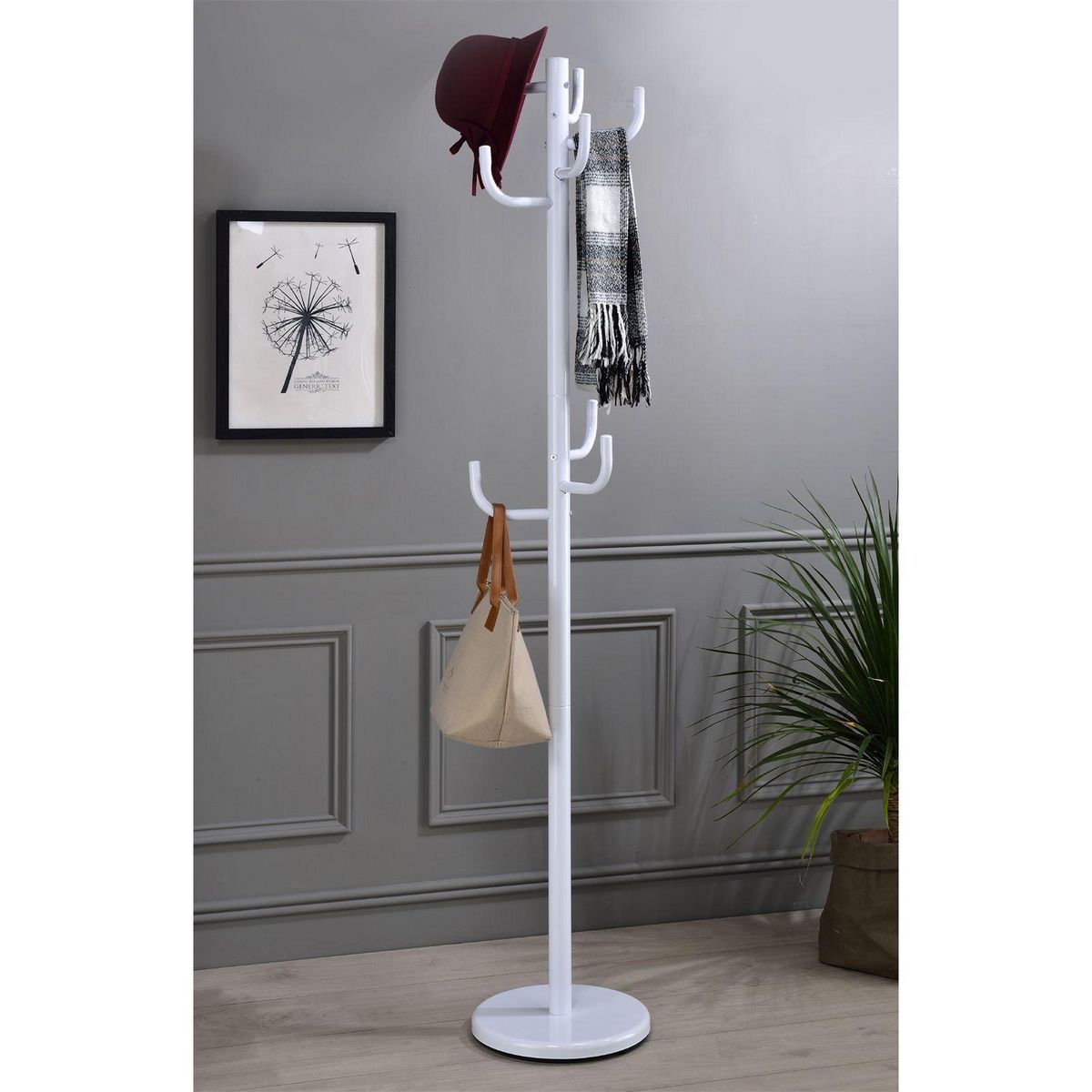 IDIMEX Porte-manteaux MILA, en métal