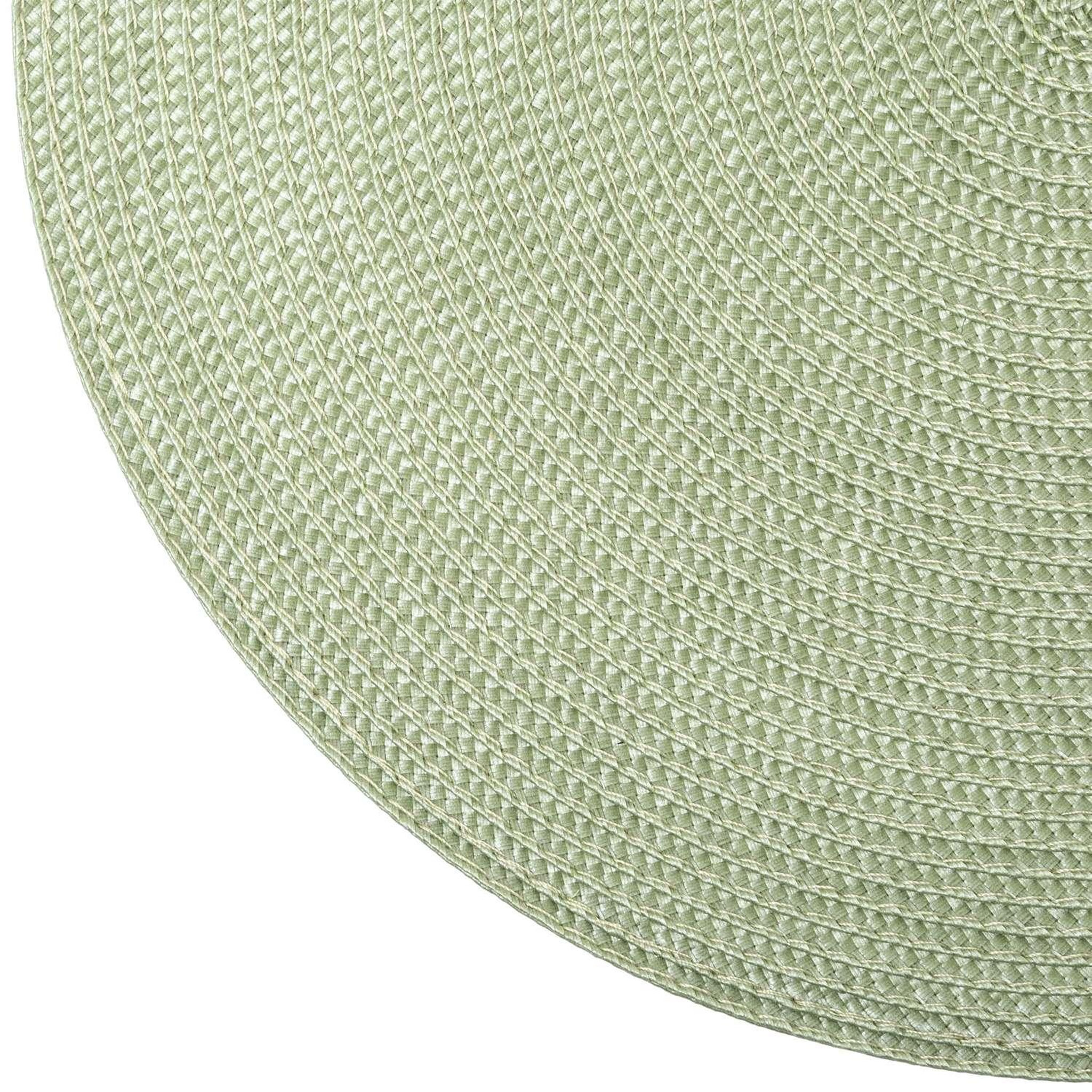 Voir la diapositive 3 : SECRET DE GOURMET Lot 6x Set de table Tressé Rond