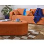 Voir la diapositive 2 : BEST MOBILIER Miro - pouf en velours texturé
