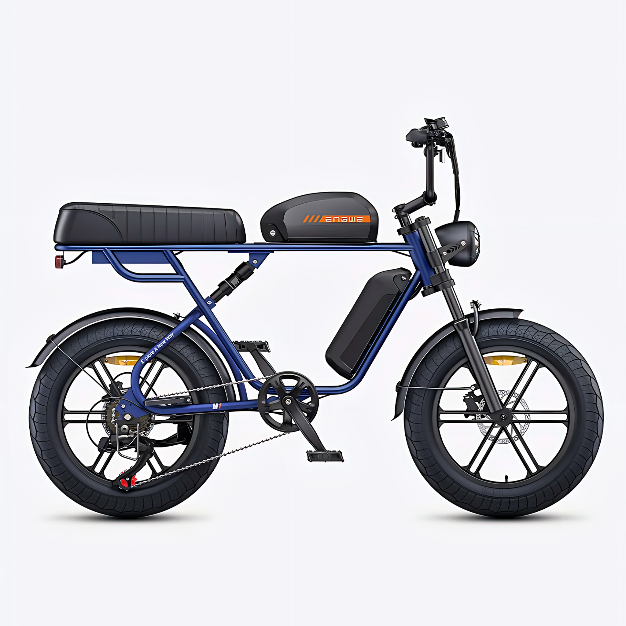 Voir la diapositive 1 : ENGWE Vélo électrique ENGWE M1 48 V 13 Ah + 15,6 Ah