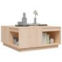 Voir la diapositive 4 : VIDAXL Table basse 80x81x36,5 cm Bois massif de pin