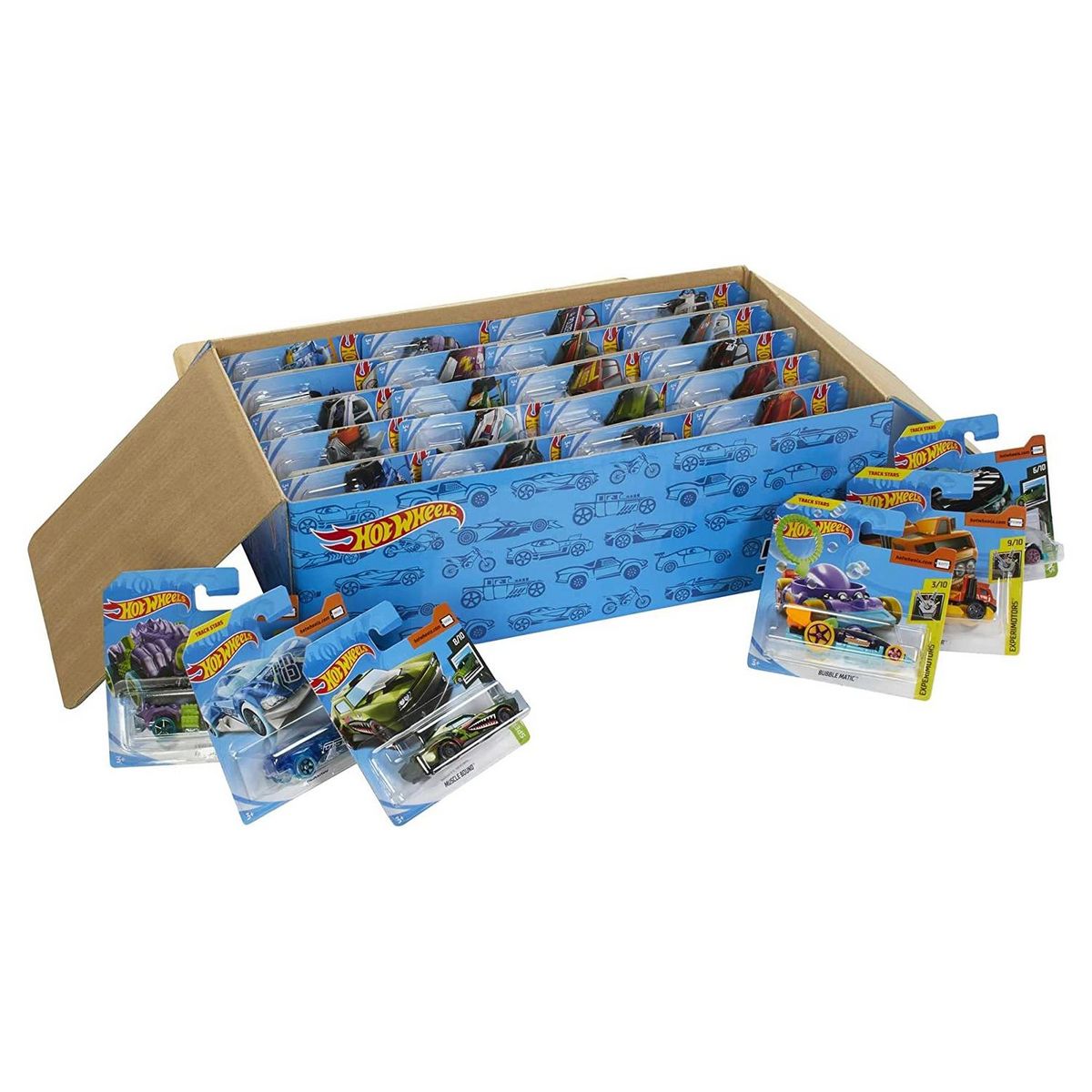 HOT WHEELS Coffret de 50 voitures Hot wheels 
